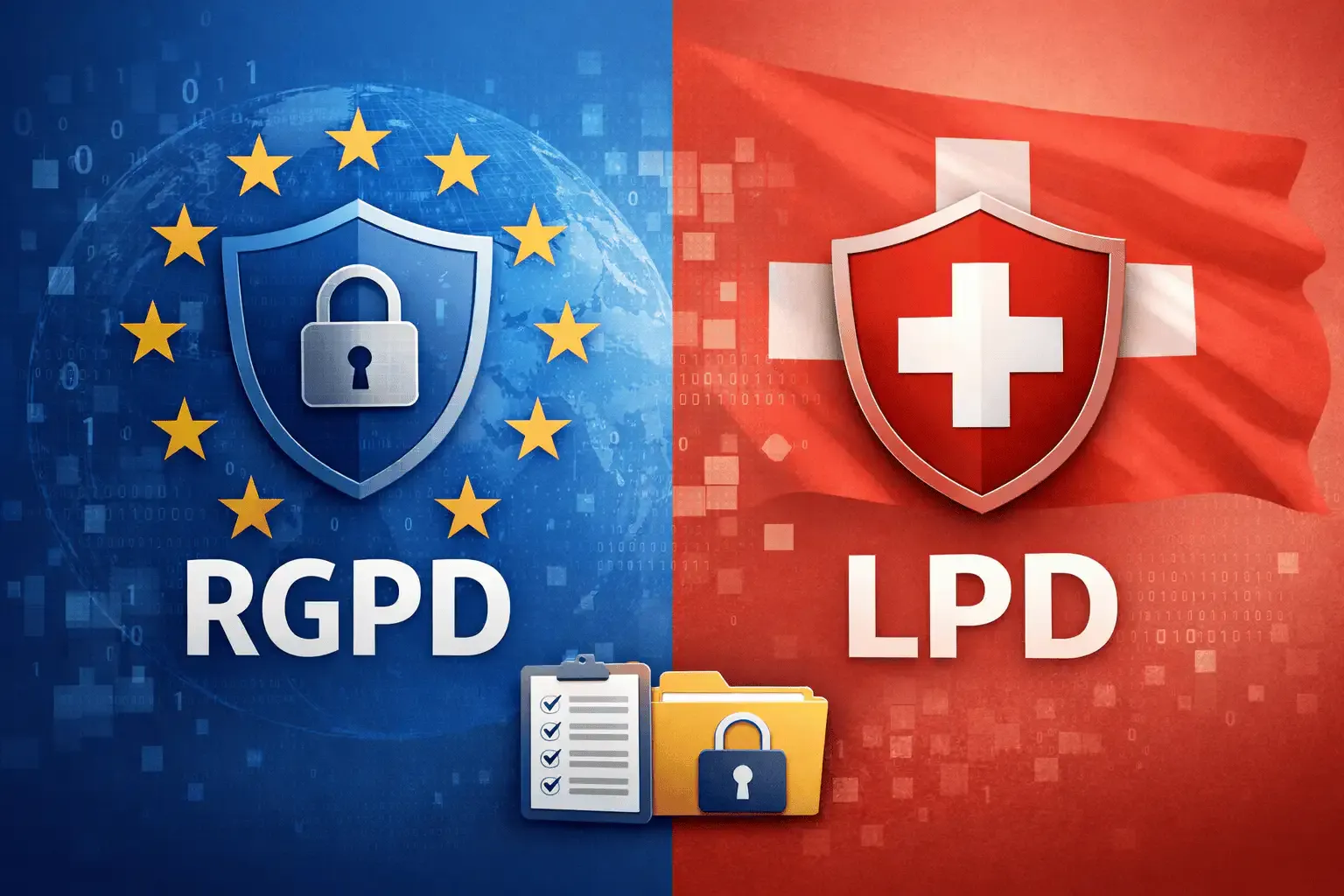 RGPD et LPD en Suisse 2026 | Guide conformité web | Qodex